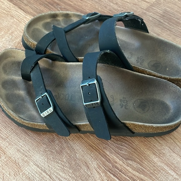 Birkenstock Mayari Sandals Silver Soft Footbed EU 36 Germany - Picture 2 of 5
